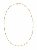 Collana in Oro ROLÒ CON PALL BICOLORE